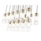 Z-Lite Alton Linear Chandelier, 17-Light, 18 In.W x 42 In.L x 14.25 In.H, Modern Gold/Clear+Frosted 824P-17L-MGLD - alternate 8